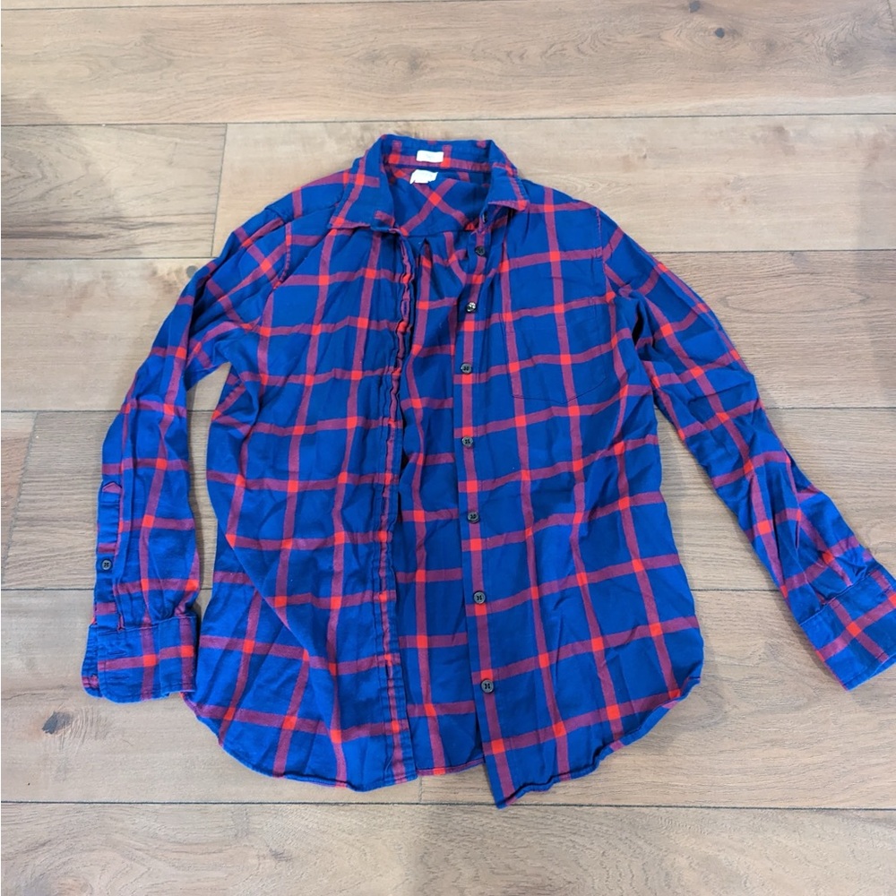 J. Crew flannel button up